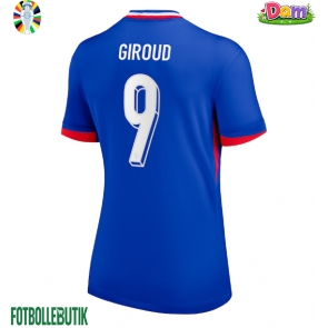 Frankrike Olivier Giroud #9 Hemmatröja Kvinnor EM 2024 Kortärmad